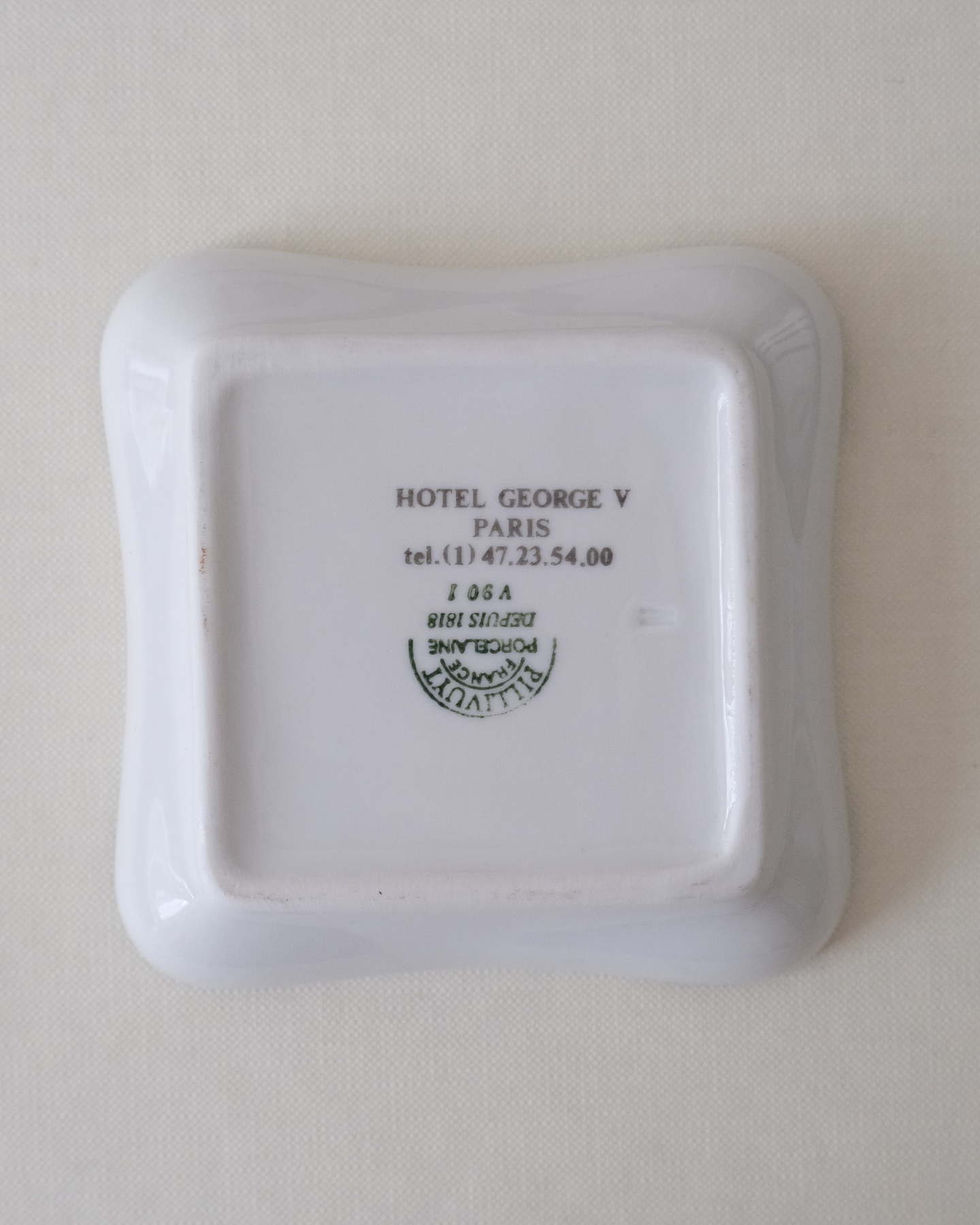 Vintage George V Paris Ashtray, 1950s