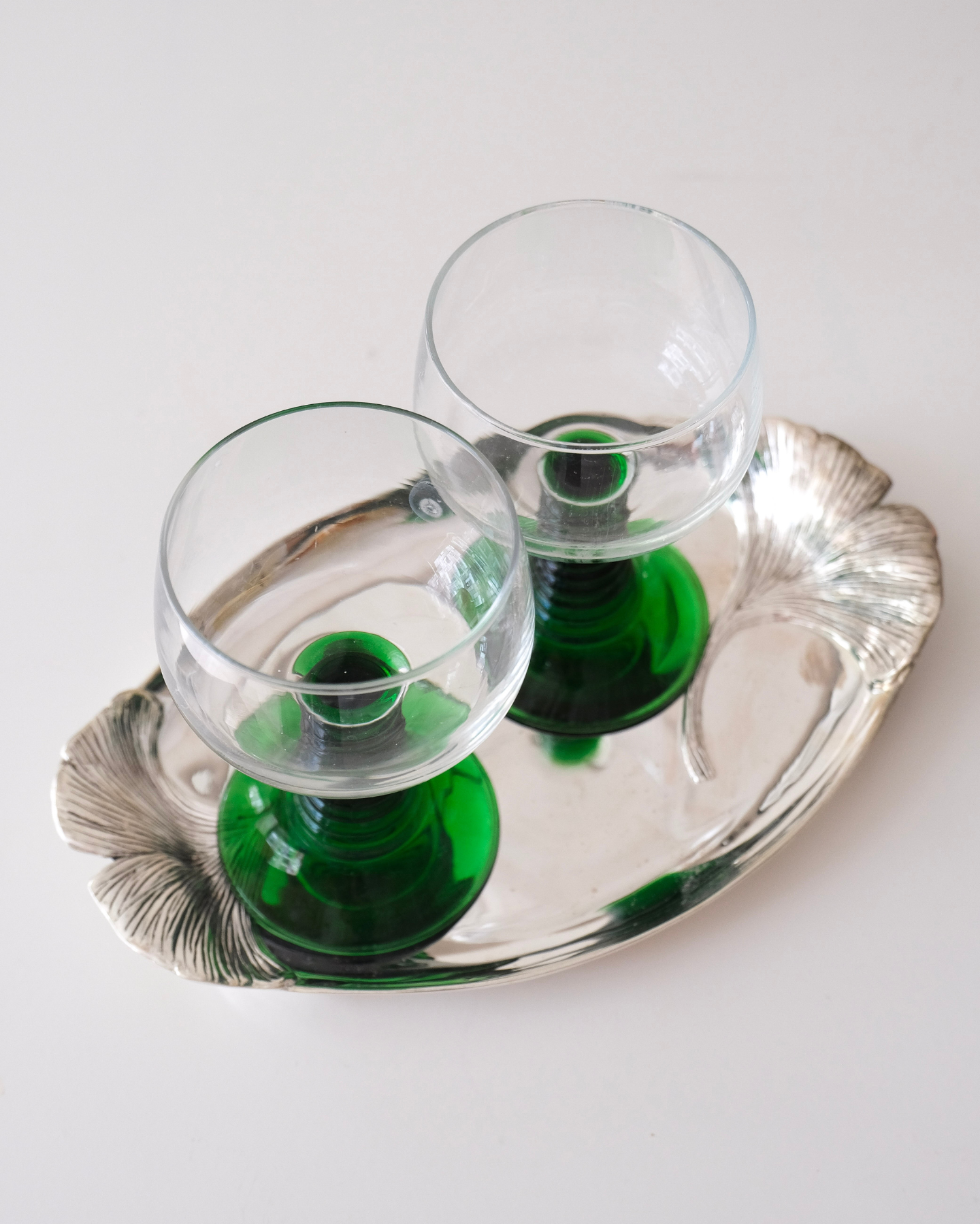 Set of Mid Century Wine Glasses