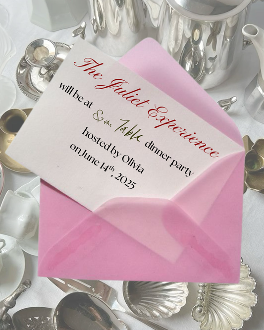 Atelier Juliet x & The Table - Dinner