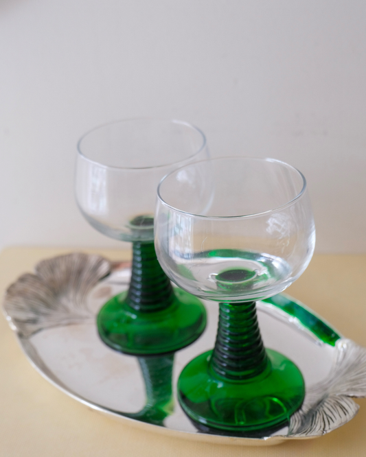 Set of Mid Century Wine Glasses
