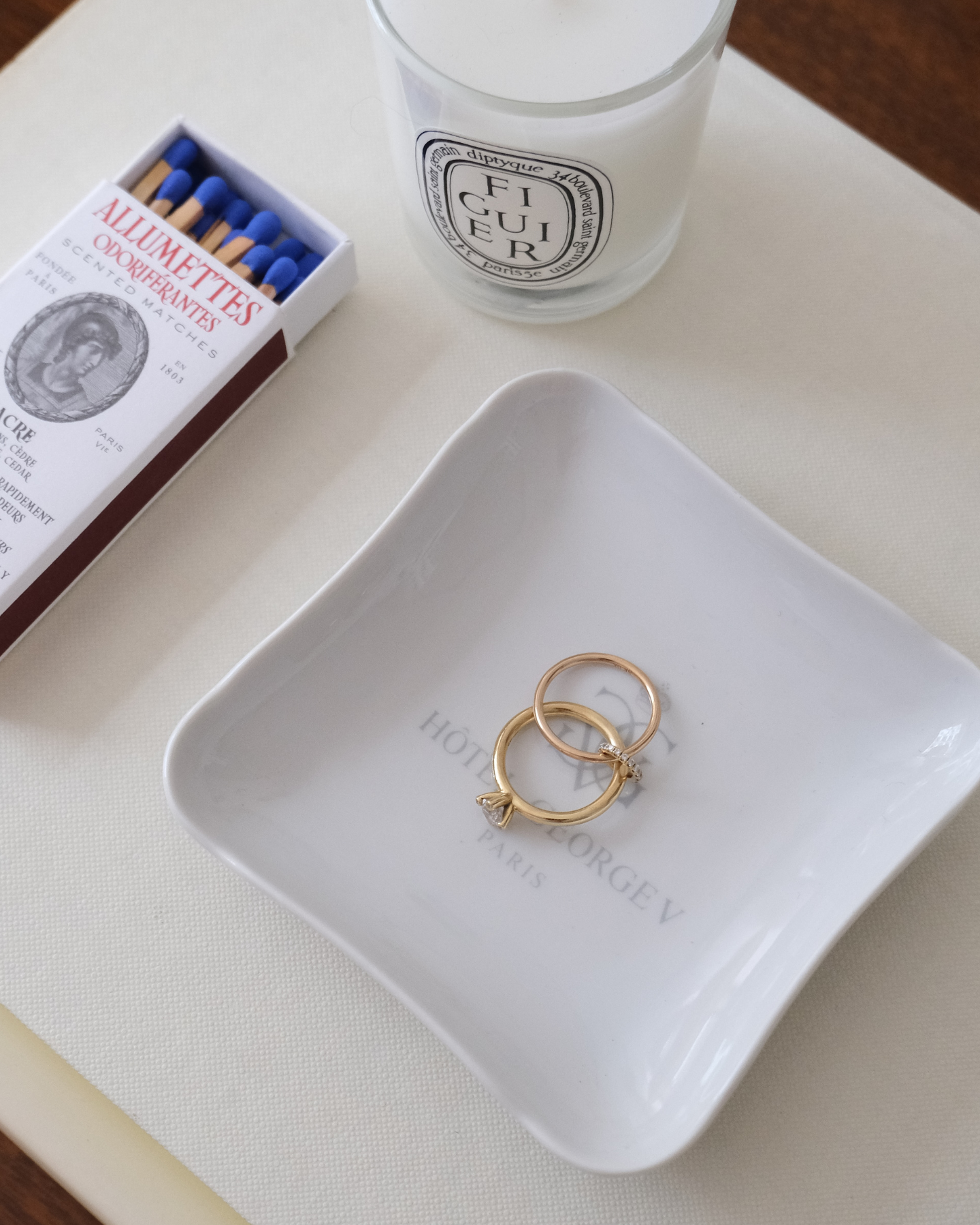 Vintage George V Paris Ashtray, 1950s