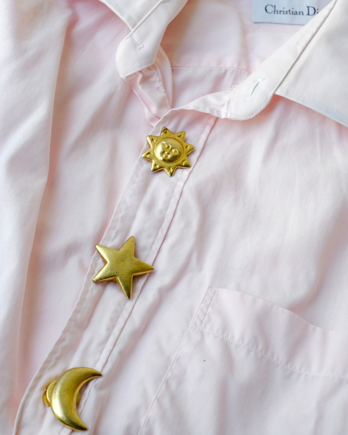 Vintage Celestial Button Covers