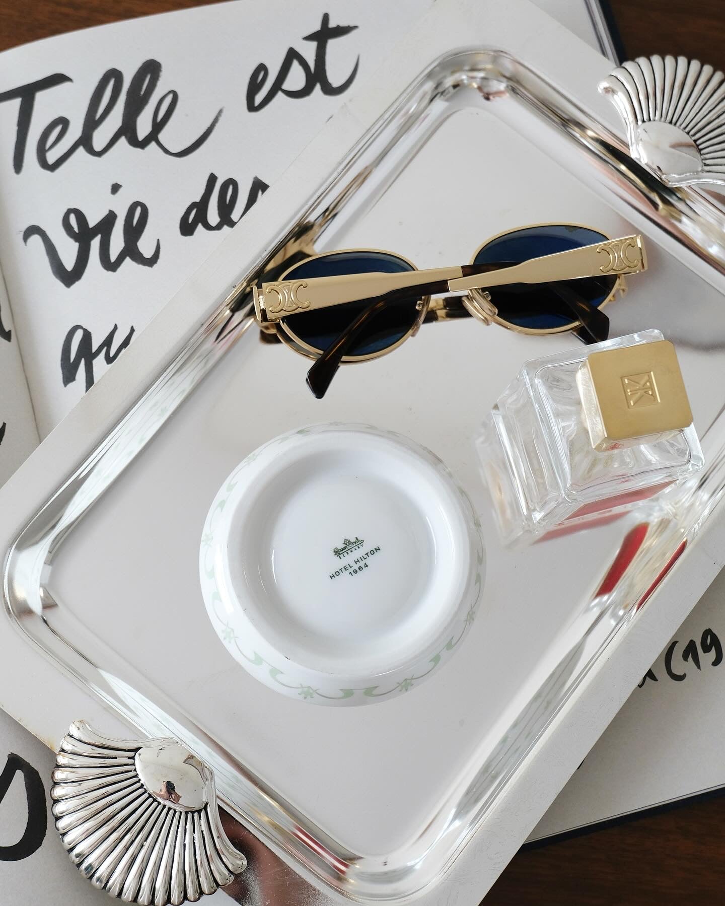 Vintage Hotel Hilton Ashtray, 1964